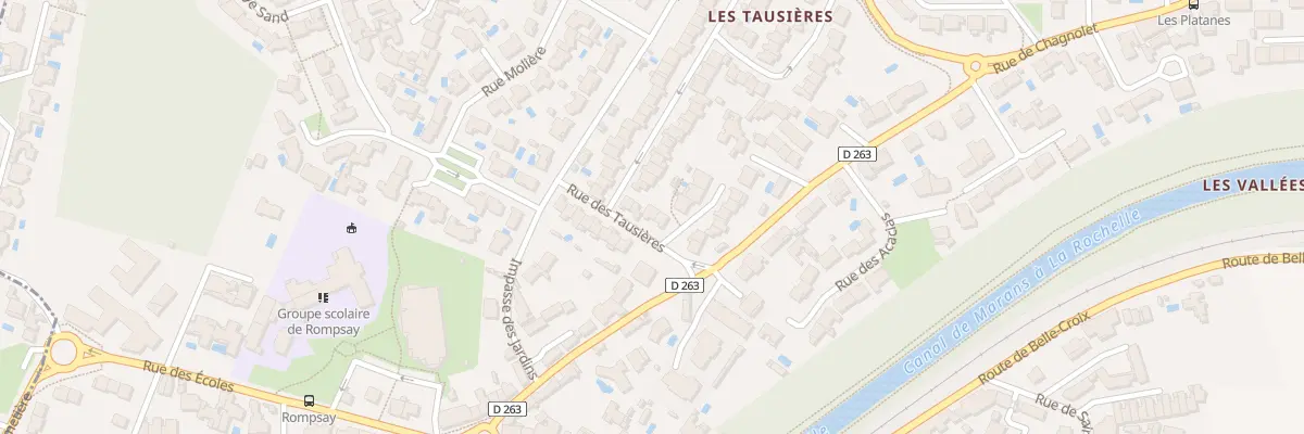 Plan du 24 Rue des Tausieres à Périgny