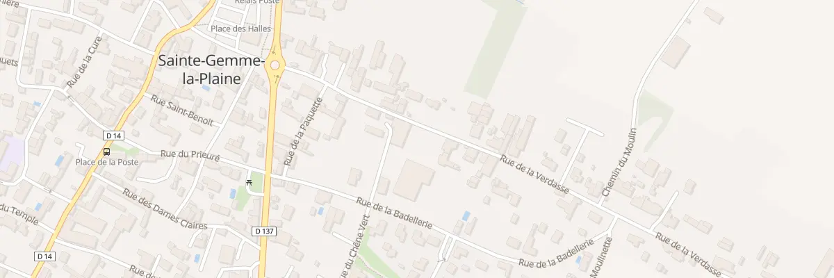 Plan du 6A Rue de la verdasse à Sainte-Gemme-la-Plaine