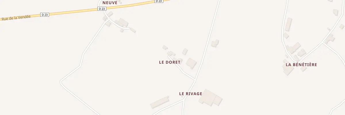 Plan du 6 Le Doret à Beaurepaire