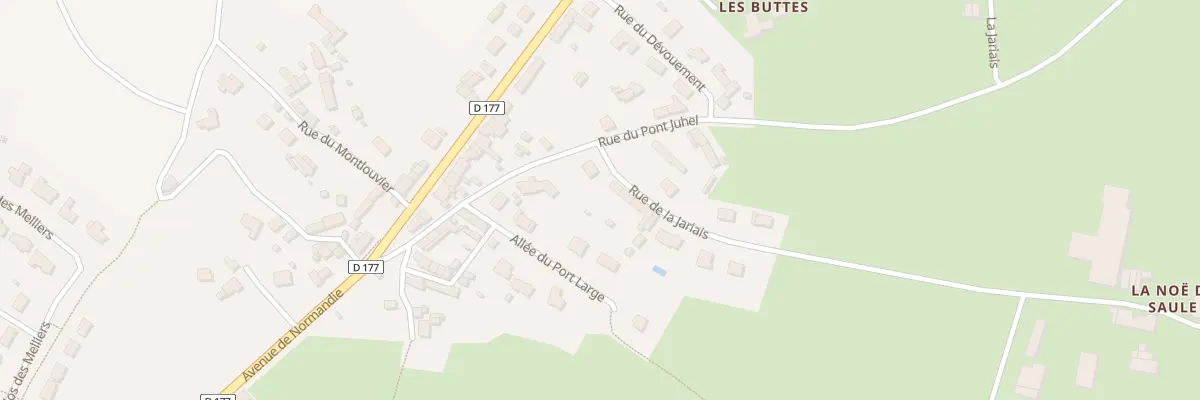 Plan du 2 Rue de la Jariais à Louvigné-du-Désert