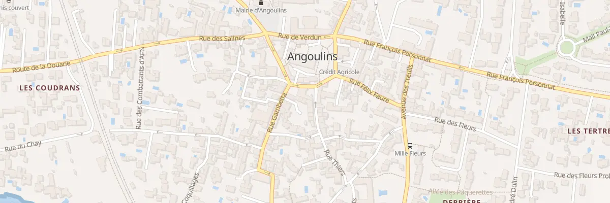 Plan du 3 Rue Gambetta à Angoulins