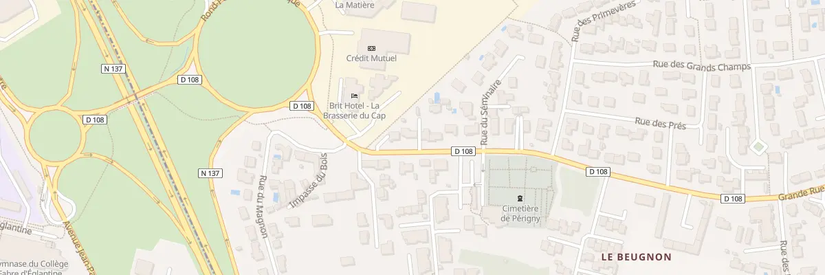 Plan du 106 Gr Grande Rue à Périgny