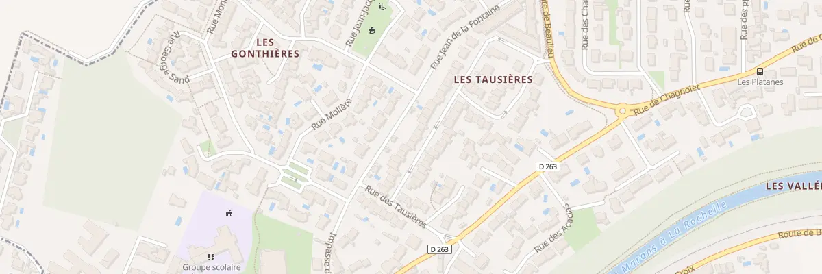 Plan du 35 Rue des Tausieres à Périgny
