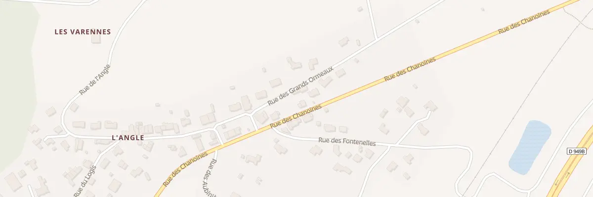 Plan du 2 Rue des chanoines à Chantonnay