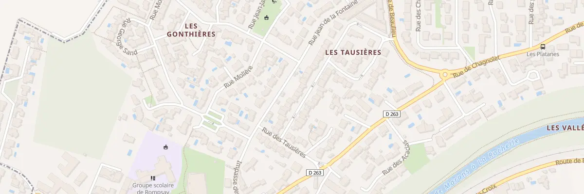 Plan du 33 Rue des Tausieres à Périgny