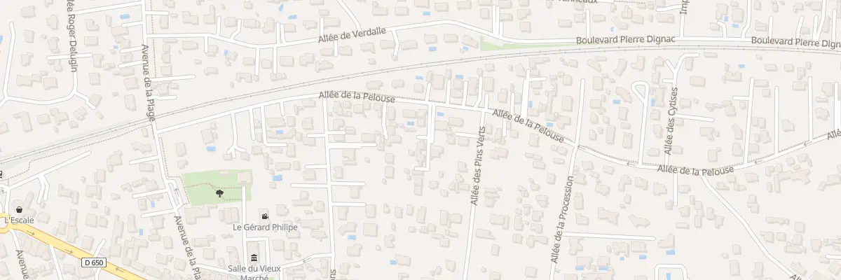 Plan du 30 All de la Pelouse à Gujan-Mestras