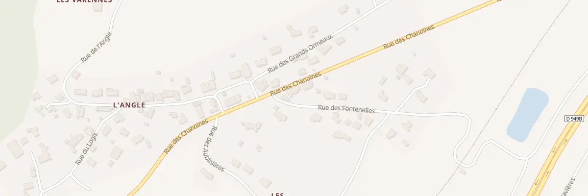 Plan du 43 Rue des chanoines à Chantonnay