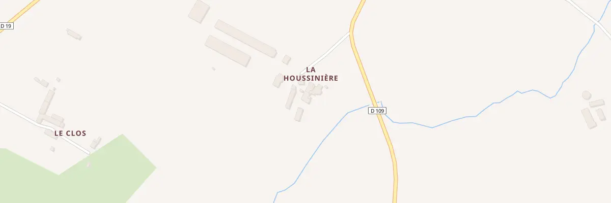 Plan du 10 La Houssinière à La Bazouge-du-Désert