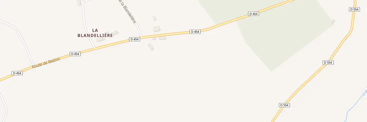 Plan du 881 Rte du Beslon à Montbray