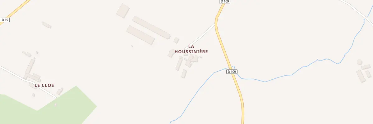 Plan du 5211 La Houssinière à La Bazouge-du-Désert