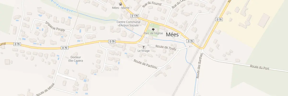 Plan du 187 Rte de Tirely à Mées