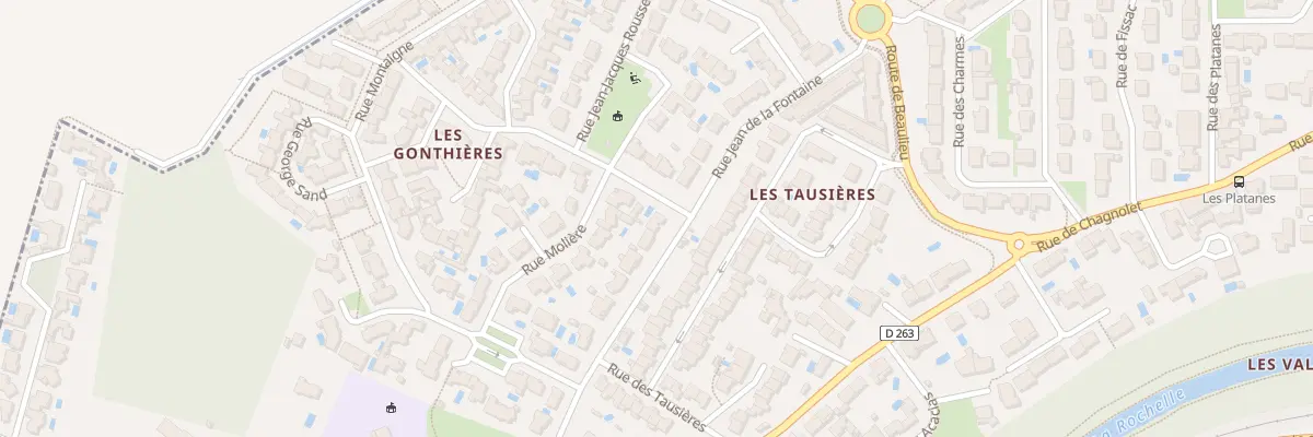 Plan du 17 Rue Jean de la Fontaine à Périgny