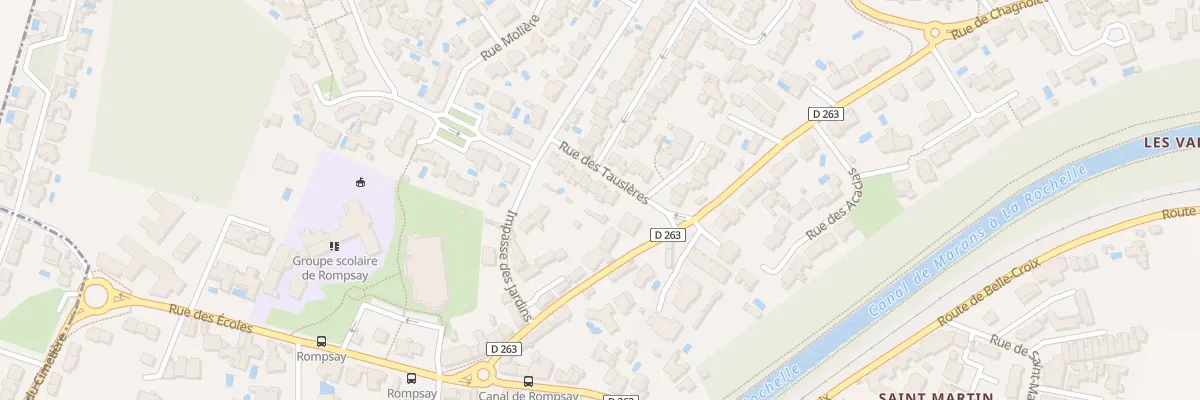 Plan du 3 Rue des Tausieres à Périgny
