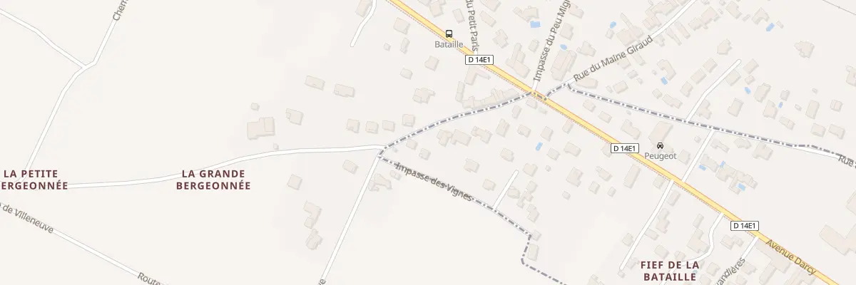 Plan du 9B Rue du Fief de la Bataille à Étaules