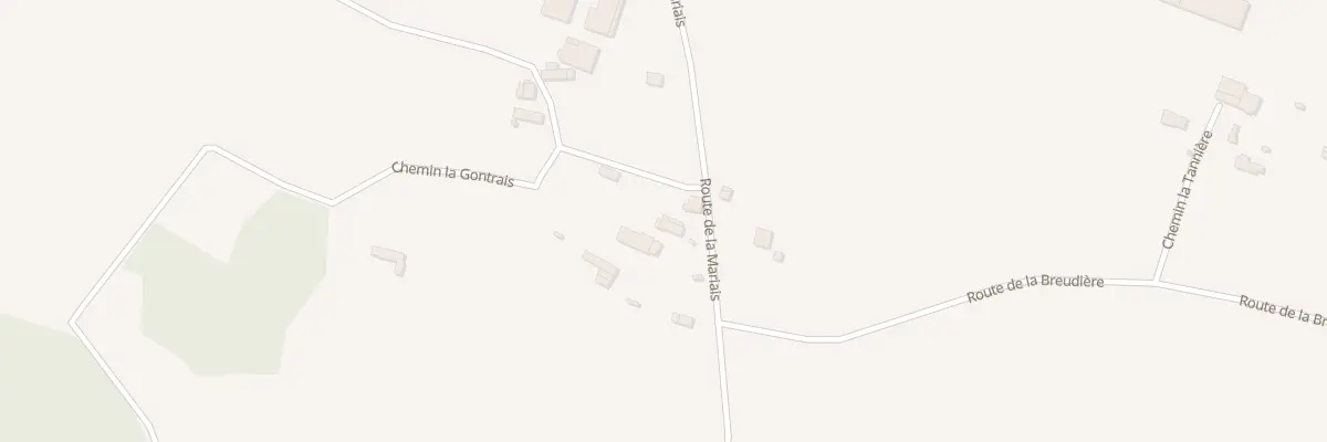 Plan du 3 Rte de la Mariais - Martigny à Grandparigny