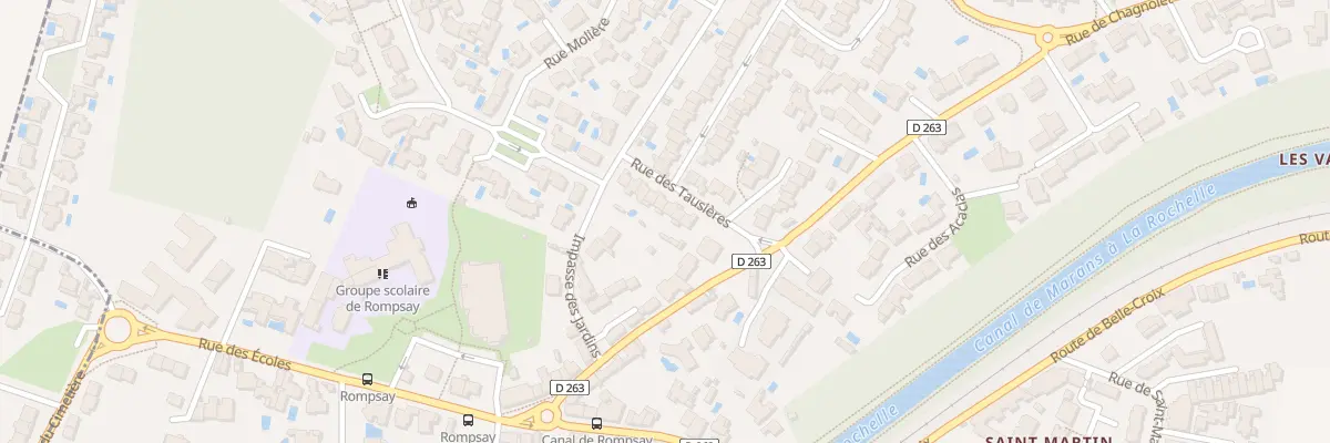 Plan du 5 Rue des Tausieres à Périgny