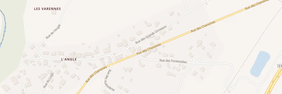 Plan du 6 Rue des chanoines à Chantonnay