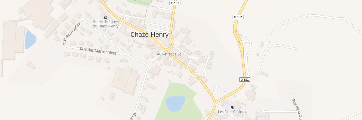 Plan du 27 Rue d’Anjou (Chaze-Henry) à Ombrée d’Anjou