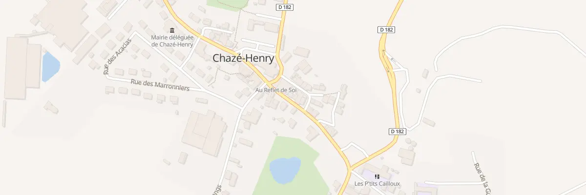 Plan du 28 Rue d’Anjou (Chaze-Henry) à Ombrée d’Anjou