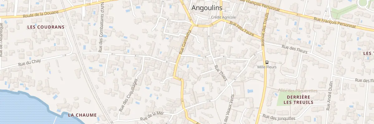 Plan du 2 Rue de la Paix à Angoulins