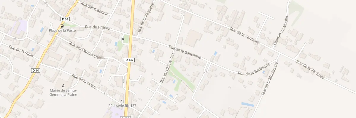 Plan du 16 Rue du chêne vert à Sainte-Gemme-la-Plaine