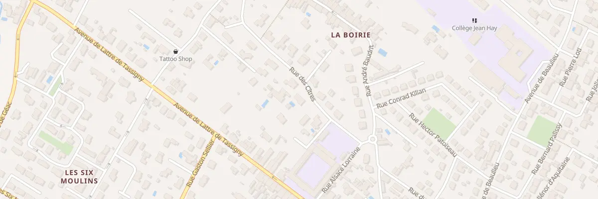 Plan du 7 Rue des Citres à Marennes-Hiers-Brouage