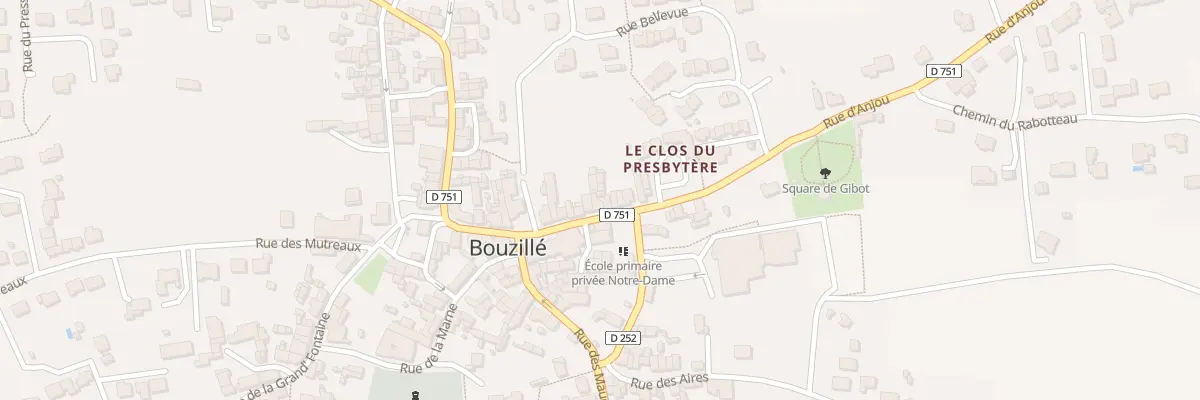 Plan du 26 Rue d’Anjou (Bouzille) à Orée d’Anjou