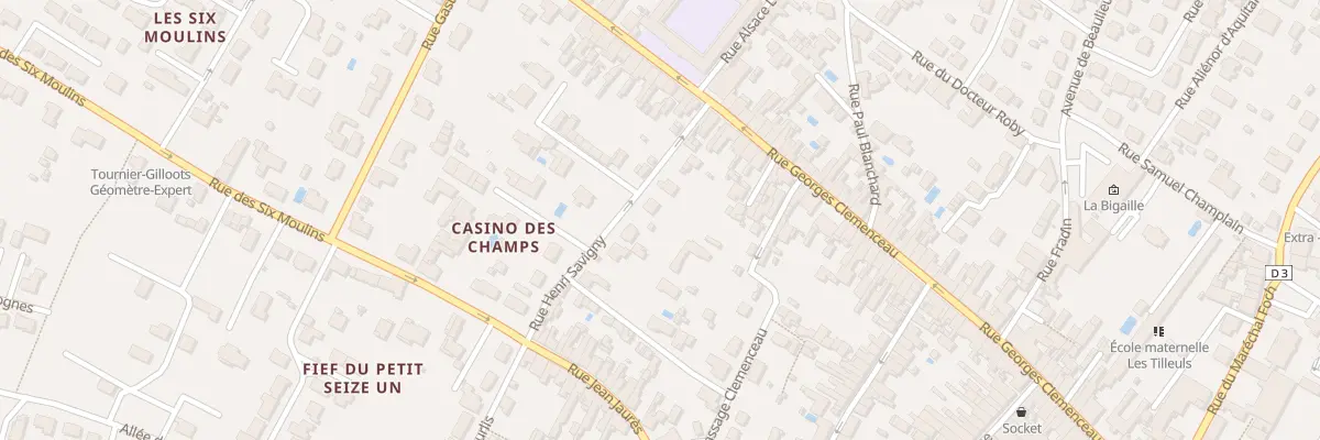 Plan du 3 Rue Henri Savigny à Marennes-Hiers-Brouage