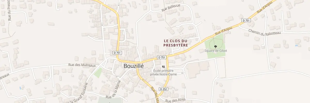 Plan du 28 Rue d’Anjou (Bouzille) à Orée d’Anjou