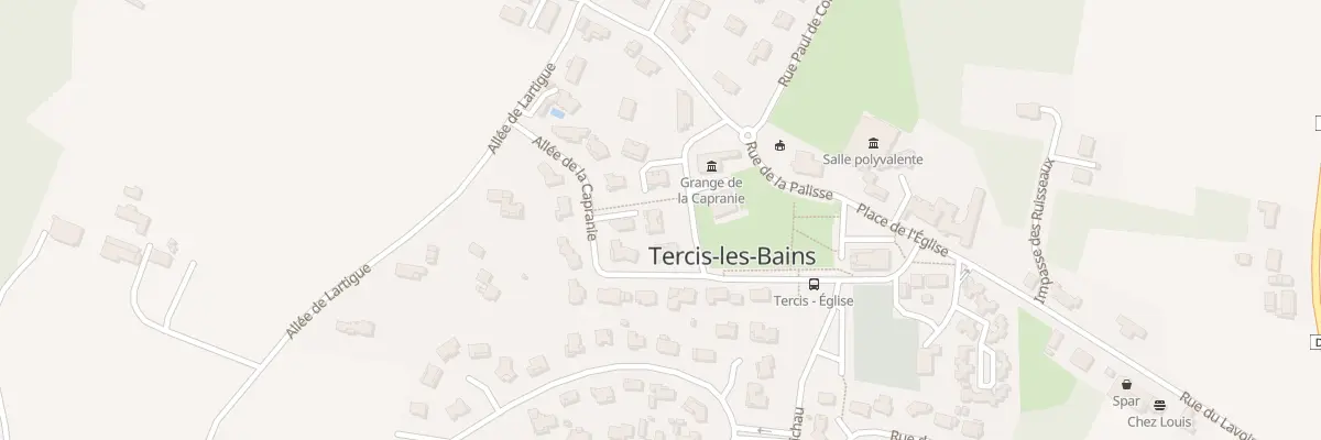 Plan du 10 Rue de la Mairie à Tercis-les-Bains