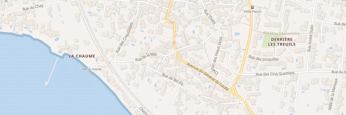 Plan du 5 Rue de la Mer à Angoulins