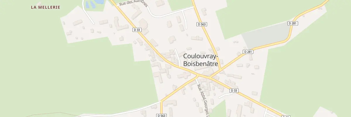 Plan du 22 Rue Antoine et Marie Latreille à Coulouvray-Boisbenâtre