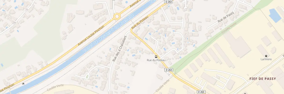 Plan du 6 Rue du Poteau à Périgny