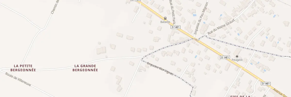 Plan du 12 Rue de Villeneuve à Arvert