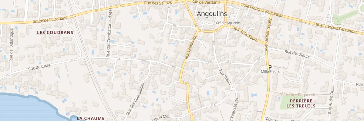 Plan du 18 Rue Gambetta à Angoulins