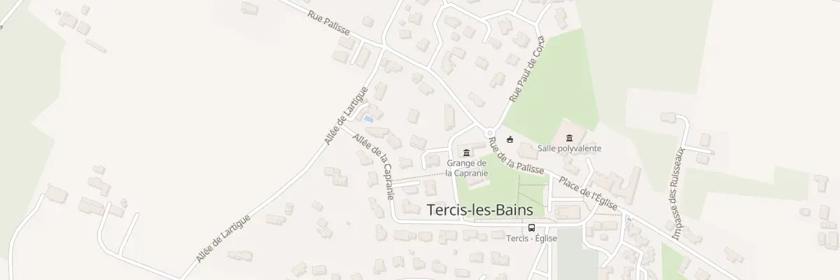 Plan du 4 Rue de la Mairie à Tercis-les-Bains