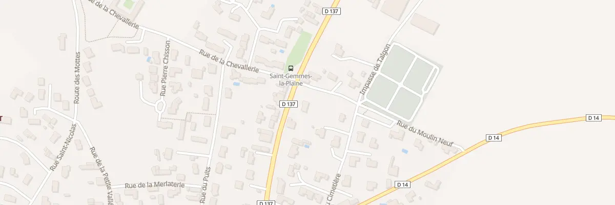 Plan du 76 Rte Nationale 137 à Sainte-Gemme-la-Plaine