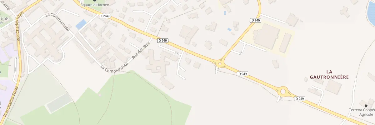 Plan du 84 Rue Nationale (Torfou) à Sèvremoine
