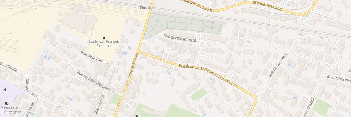 Plan du 11 Rue Évariste Poitevin à Aytré