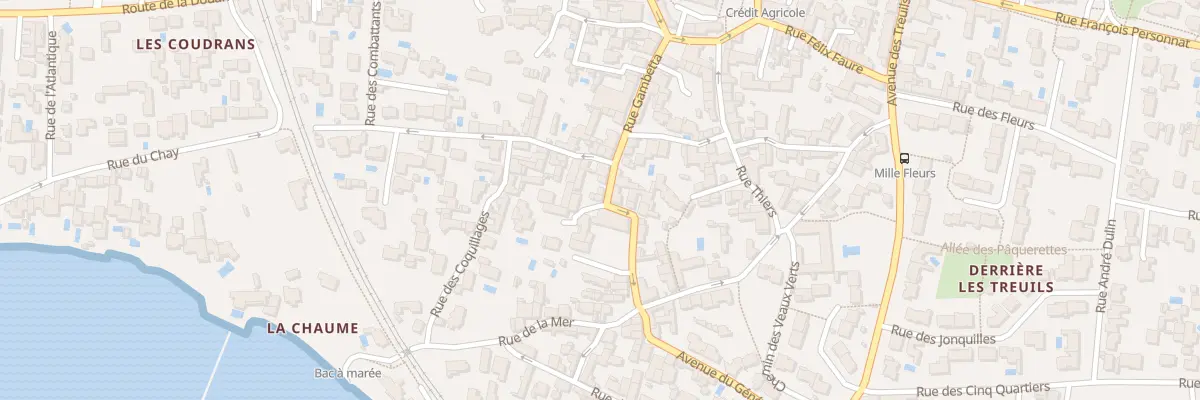 Plan du 26 Rue Gambetta à Angoulins