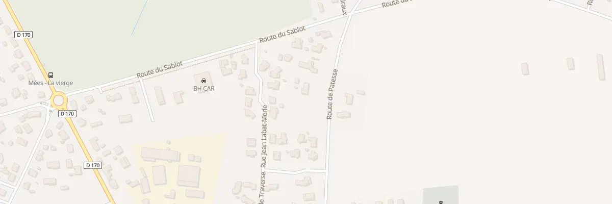 Plan du 731 Rte de Patesse à Mées