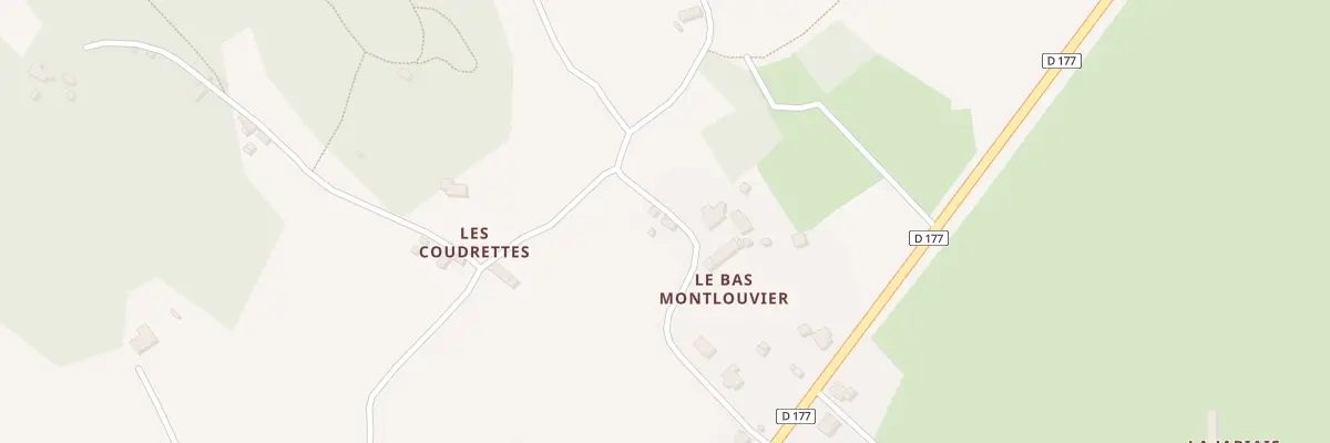 Plan du 249 Le Bas Montlouvier à Louvigné-du-Désert
