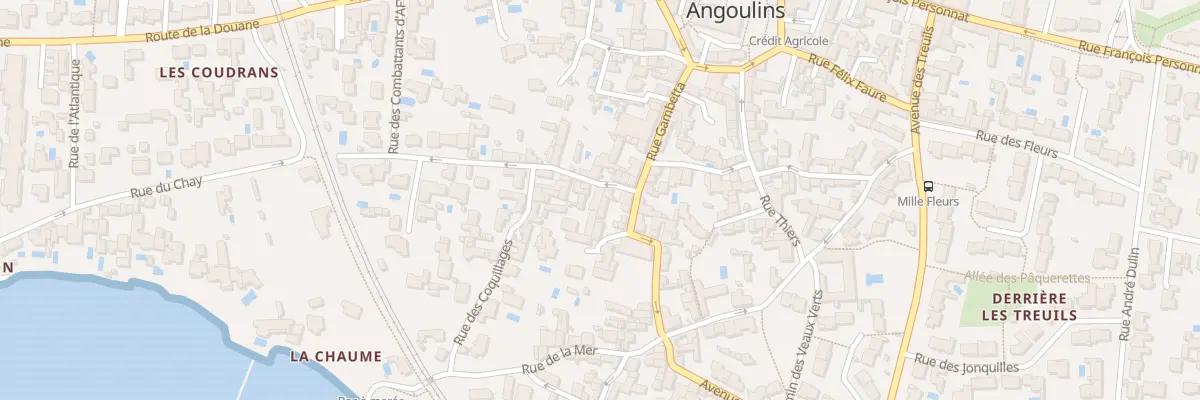 Plan du 5 Rue des Coquilles à Angoulins