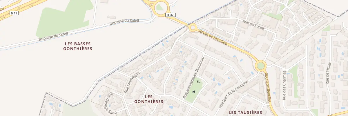 Plan du 38 Rue Montaigne à Périgny