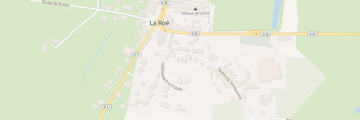 Plan du 6 Fg Sainte-anne à La Roë