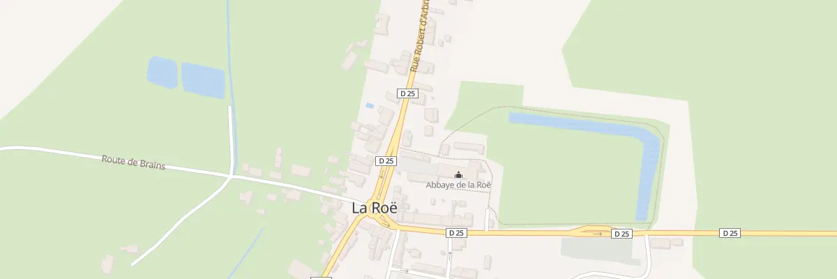 Plan du 12 Rue Robert d’Arbrissel à La Roë