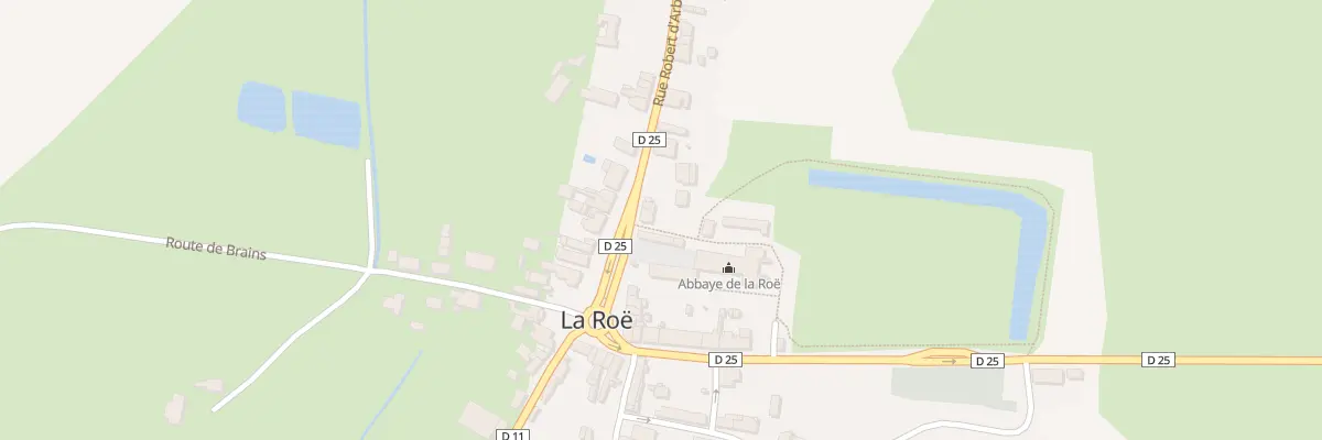 Plan du 10 Rue Robert d’Arbrissel à La Roë