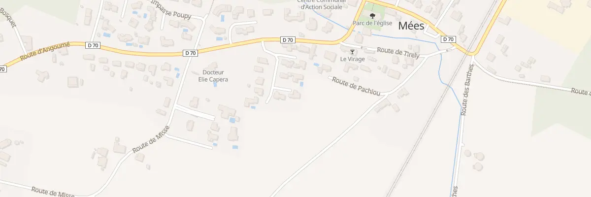 Plan du 97 Rue des Aubepines à Mées