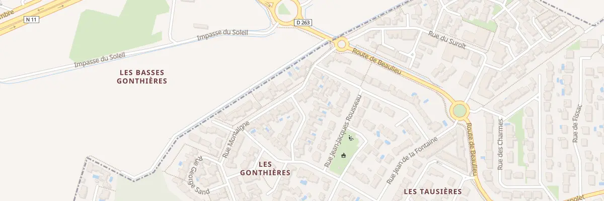 Plan du 36 Rue Montaigne à Périgny