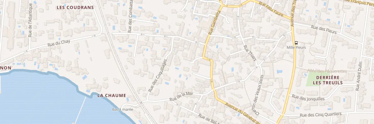Plan du 28 Rue Gambetta à Angoulins